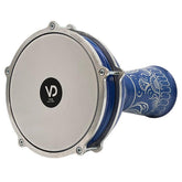Darbuka Turque blue Gravé VTD2035E Blue - SOLISTOS
